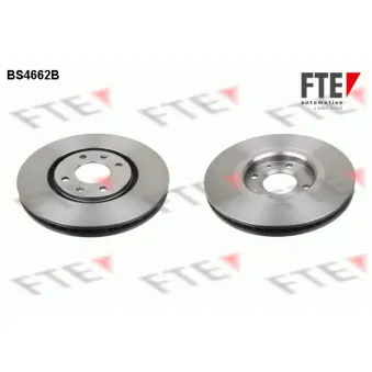 Jeu de 2 disques de frein avant FTE BS4662B