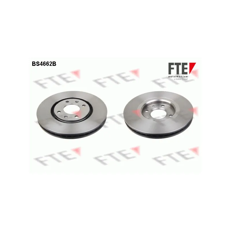 Jeu de 2 disques de frein avant FTE BS4662B