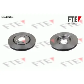 Jeu de 2 disques de frein avant FTE BS4664B