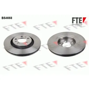 Jeu de 2 disques de frein avant FTE BS4668