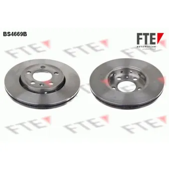 Jeu de 2 disques de frein avant FTE BS4669B