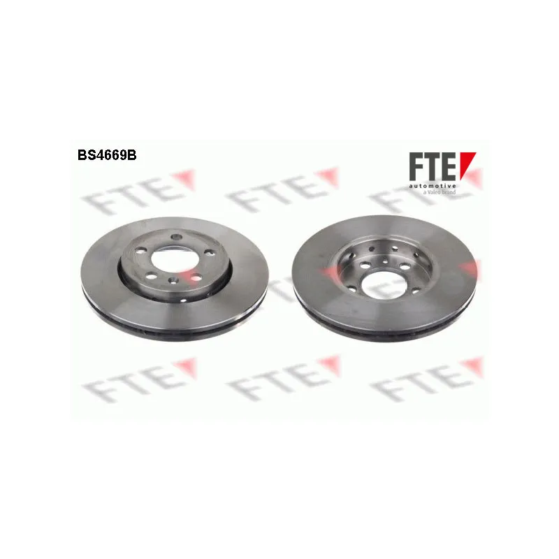 Jeu de 2 disques de frein avant FTE BS4669B