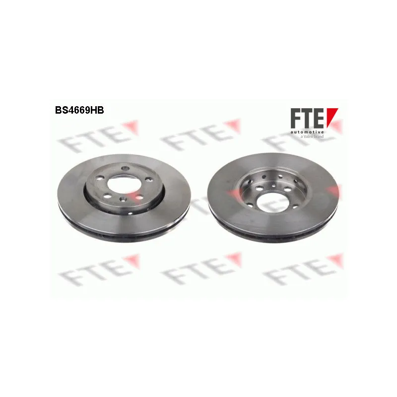 Jeu de 2 disques de frein avant FTE BS4669HB