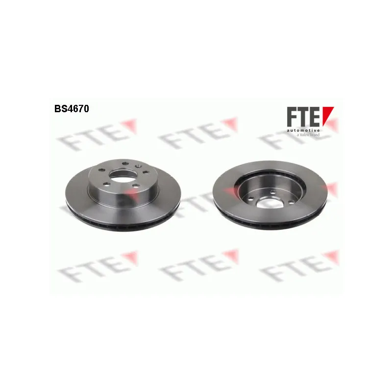 Jeu de 2 disques de frein avant FTE BS4670