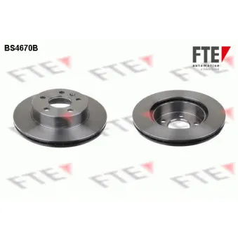 Jeu de 2 disques de frein avant FTE BS4670B