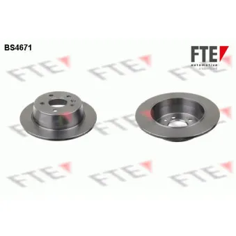 Jeu de 2 disques de frein arrière FTE BS4671