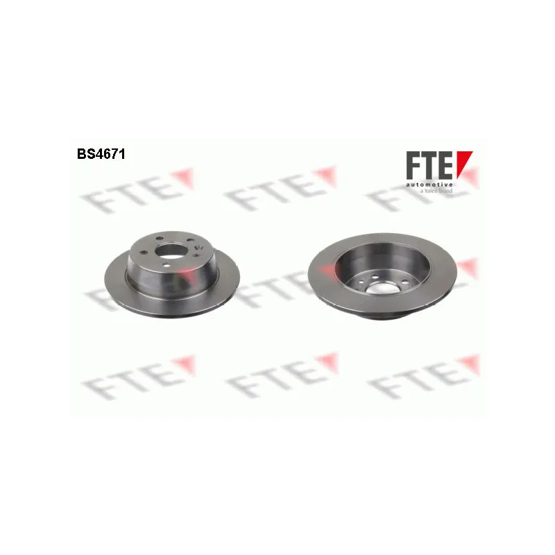 Jeu de 2 disques de frein arrière FTE BS4671