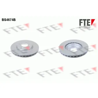 Jeu de 2 disques de frein avant FTE BS4674B