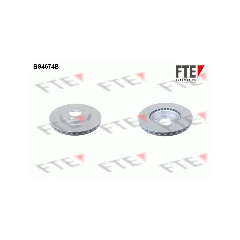 Jeu de 2 disques de frein avant FTE BS4674B