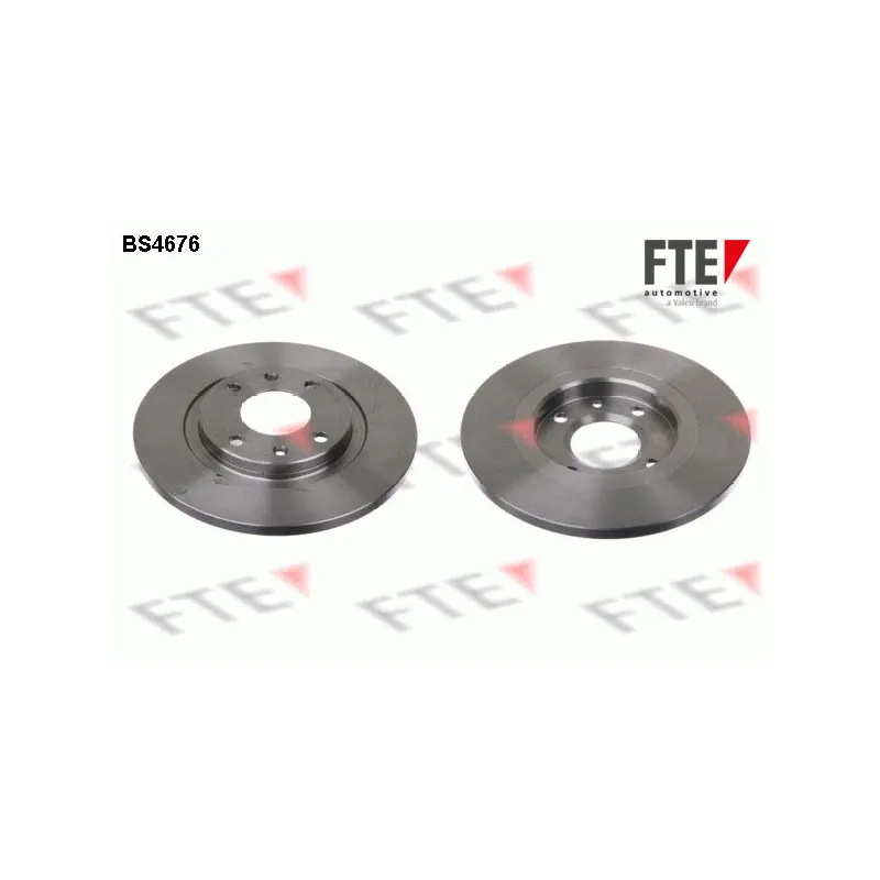 Jeu de 2 disques de frein avant FTE BS4676