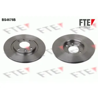 Jeu de 2 disques de frein avant FTE BS4676B