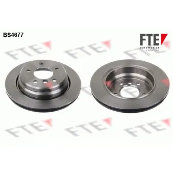 Jeu de 2 disques de frein arrière FTE BS4677