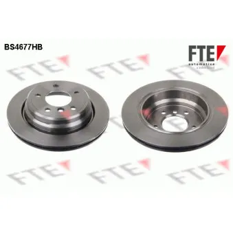 Jeu de 2 disques de frein arrière FTE BS4677HB