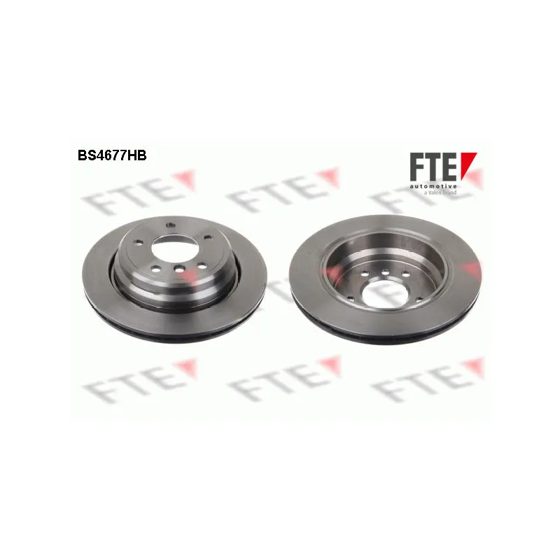Jeu de 2 disques de frein arrière FTE BS4677HB