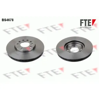 Jeu de 2 disques de frein avant FTE BS4678