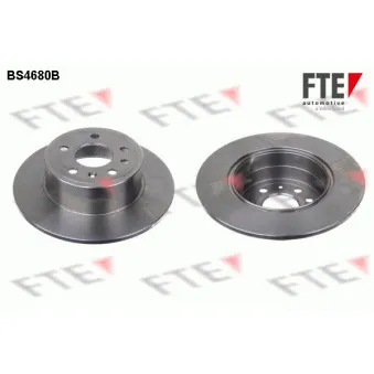 Jeu de 2 disques de frein arrière FTE BS4680B