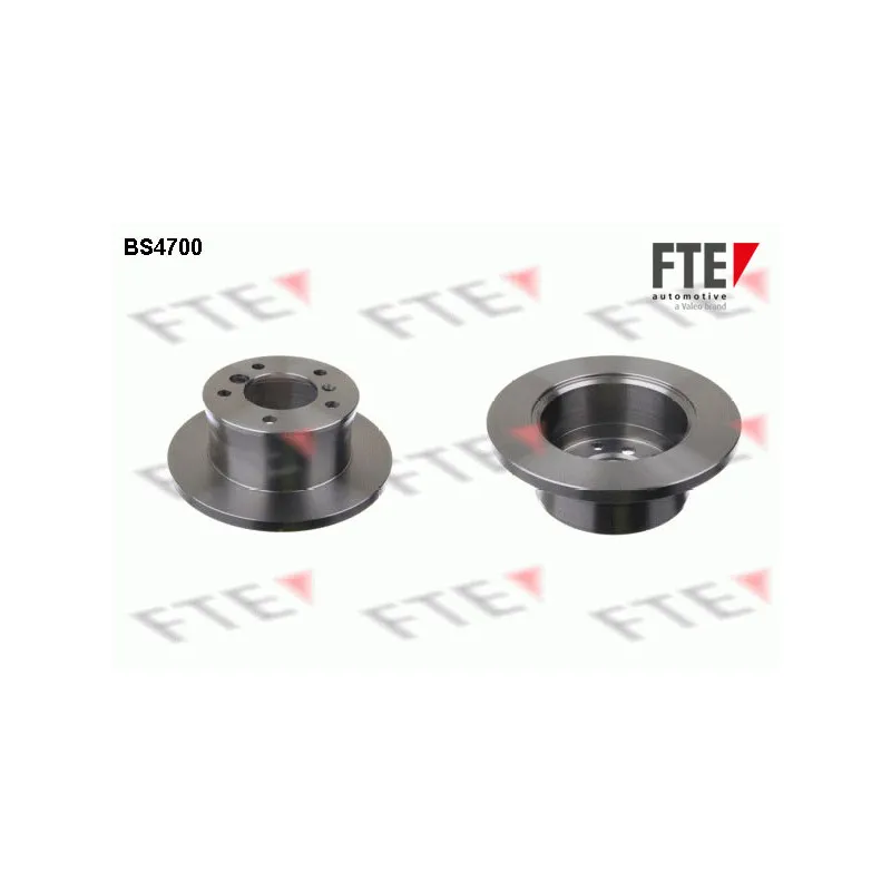 Jeu de 2 disques de frein arrière FTE BS4700