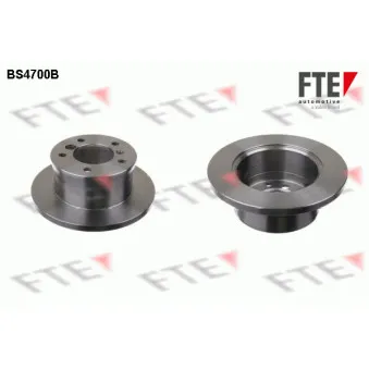 Jeu de 2 disques de frein arrière FTE BS4700B
