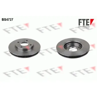 Jeu de 2 disques de frein avant FTE BS4727