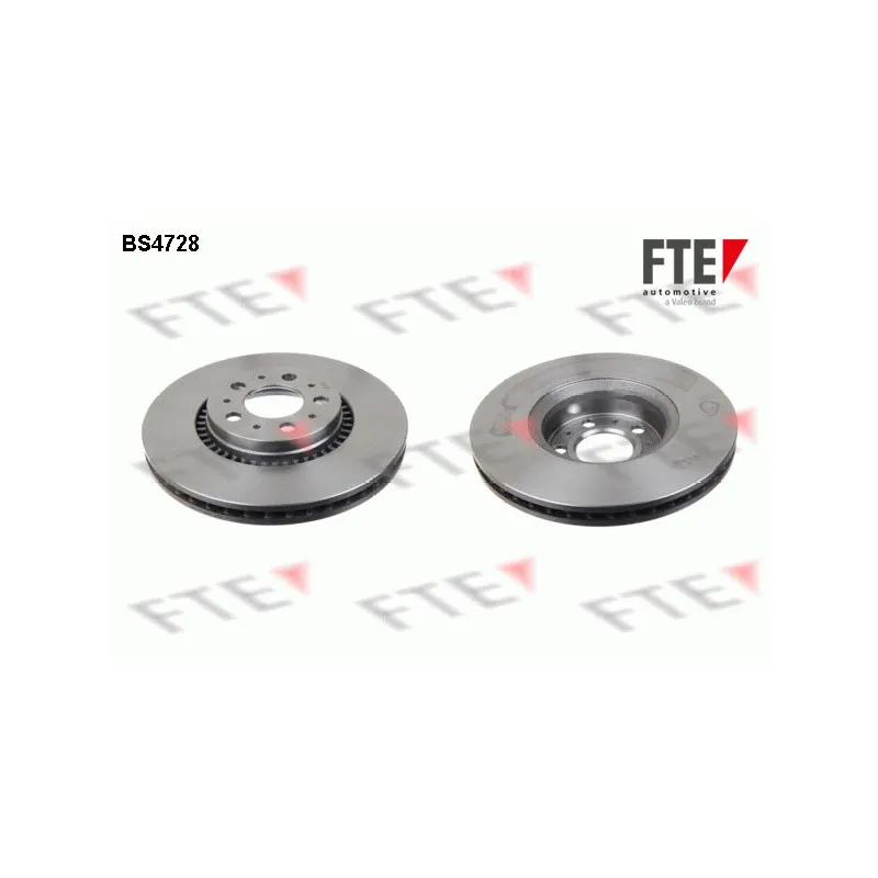 Jeu de 2 disques de frein avant FTE BS4728