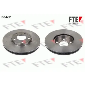 Jeu de 2 disques de frein avant FTE BS4731