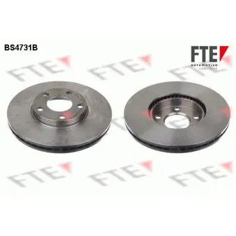 Jeu de 2 disques de frein avant FTE BS4731B