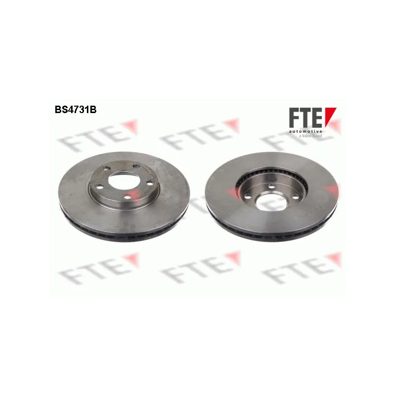 Jeu de 2 disques de frein avant FTE BS4731B