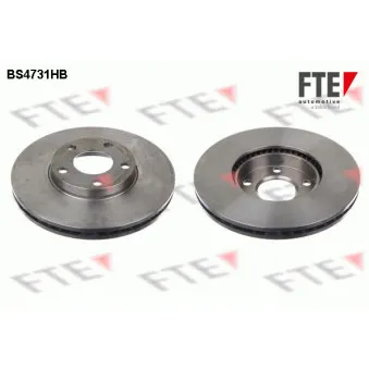 Jeu de 2 disques de frein avant FTE BS4731HB