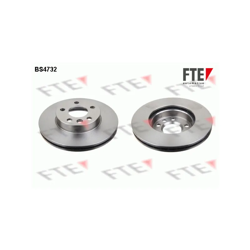 Jeu de 2 disques de frein avant FTE BS4732