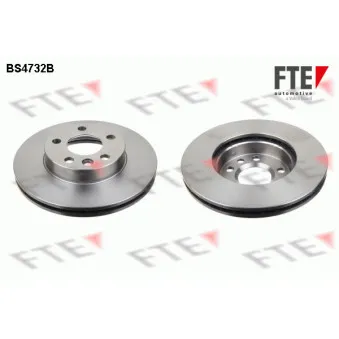 Jeu de 2 disques de frein avant FTE BS4732B