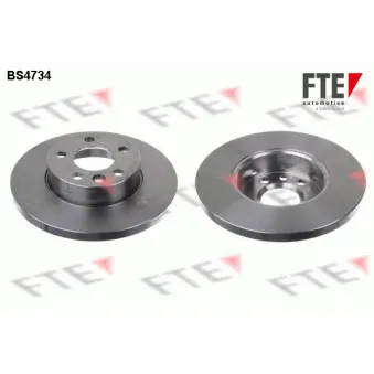 Jeu de 2 disques de frein avant FTE BS4734