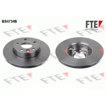 Jeu de 2 disques de frein avant FTE BS4734B