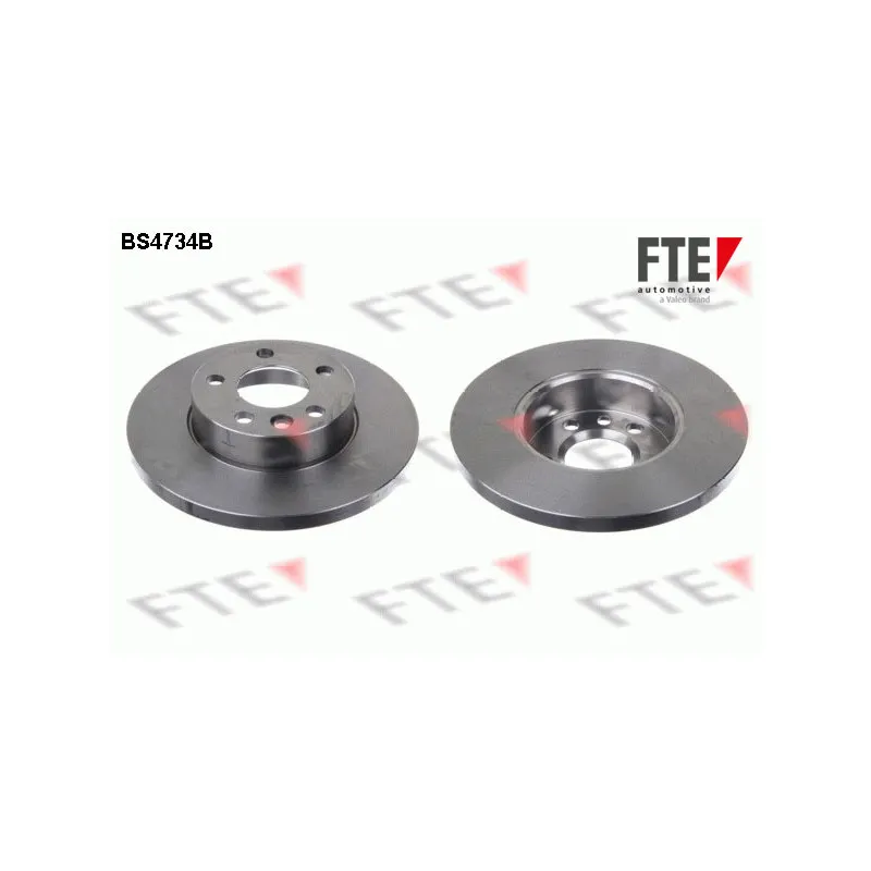 Jeu de 2 disques de frein avant FTE BS4734B