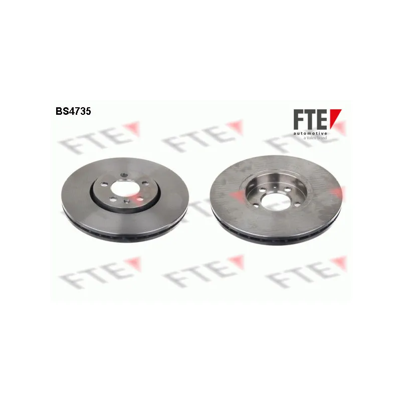 Jeu de 2 disques de frein avant FTE BS4735