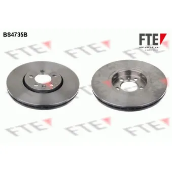 Jeu de 2 disques de frein avant FTE BS4735B