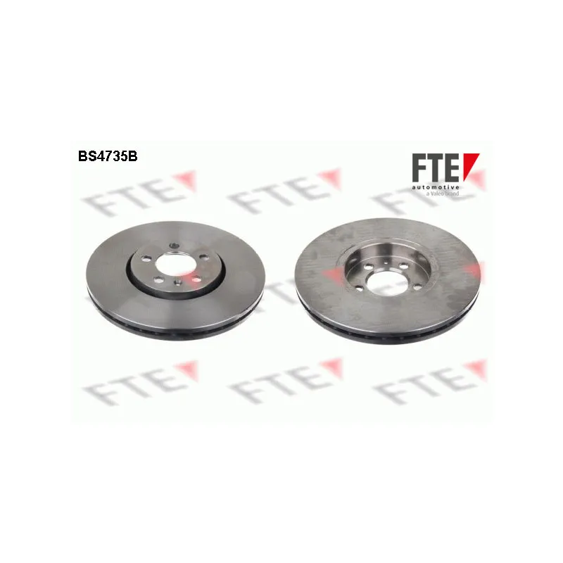 Jeu de 2 disques de frein avant FTE BS4735B