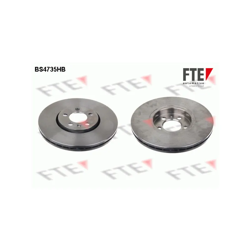 Jeu de 2 disques de frein avant FTE BS4735HB