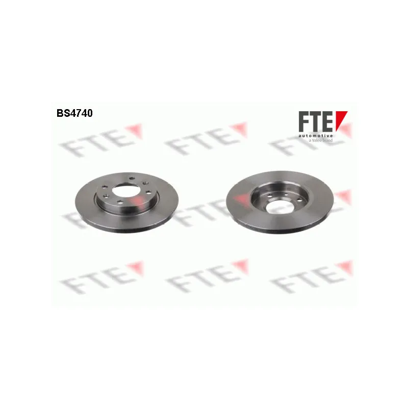 Jeu de 2 disques de frein avant FTE BS4740