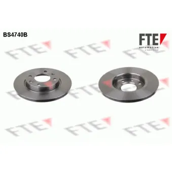 Jeu de 2 disques de frein avant FTE BS4740B