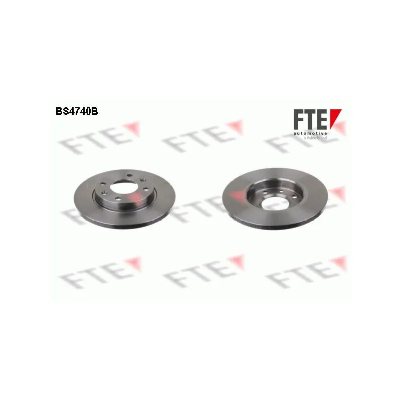 Jeu de 2 disques de frein avant FTE BS4740B