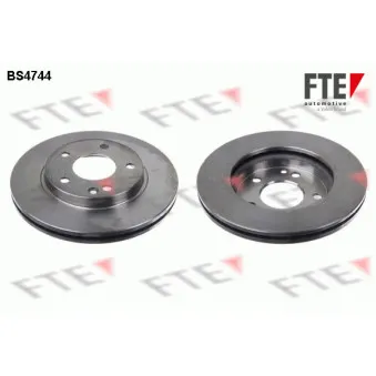 Jeu de 2 disques de frein avant FTE BS4744