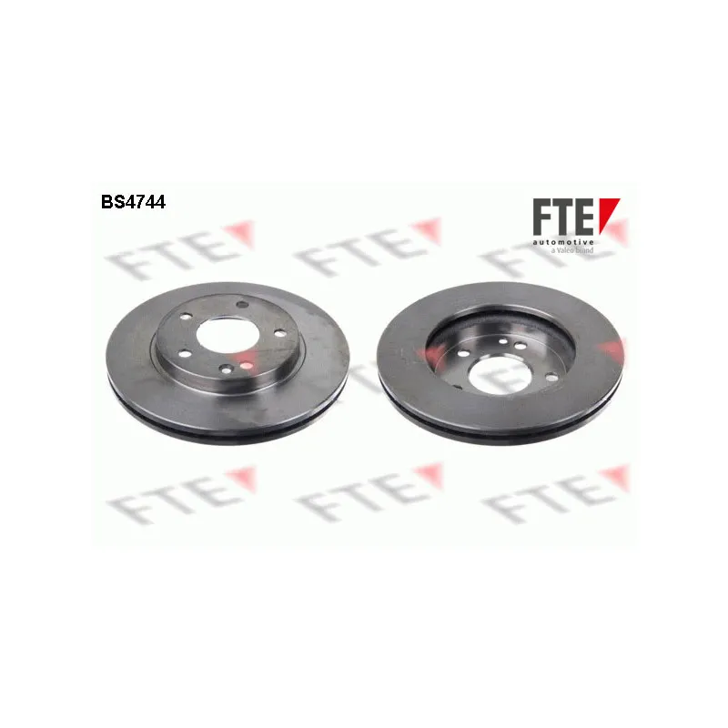 Jeu de 2 disques de frein avant FTE BS4744