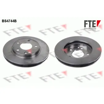 Jeu de 2 disques de frein avant FTE BS4744B