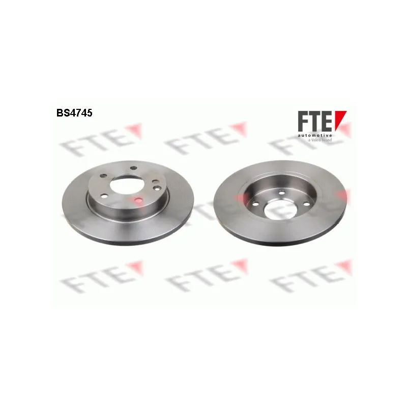Jeu de 2 disques de frein avant FTE BS4745