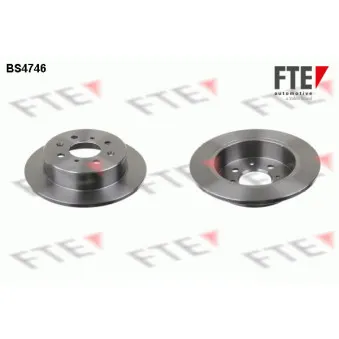 Jeu de 2 disques de frein arrière FTE BS4746