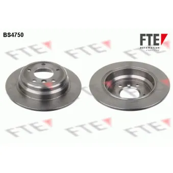 Jeu de 2 disques de frein arrière FTE BS4750