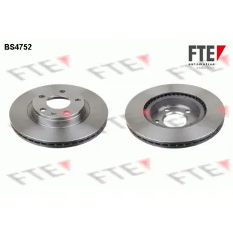 Jeu de 2 disques de frein avant FTE BS4752