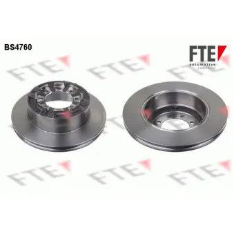 Jeu de 2 disques de frein arrière FTE BS4760