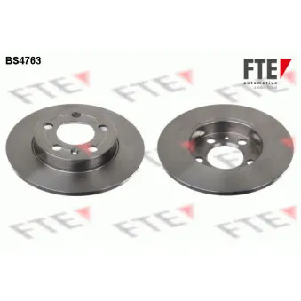 Jeu de 2 disques de frein arrière FTE BS4763
