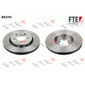 Jeu de 2 disques de frein arrière FTE BS4764